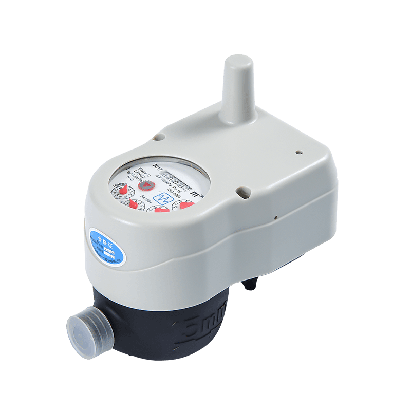 Plastic DN15 draadloze externe watermeter met kogelventiel
