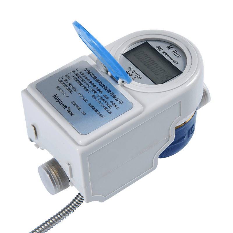 M-bus bedraad externe koperen lichaamswater meter met digitaal scherm, niet-klepregeling